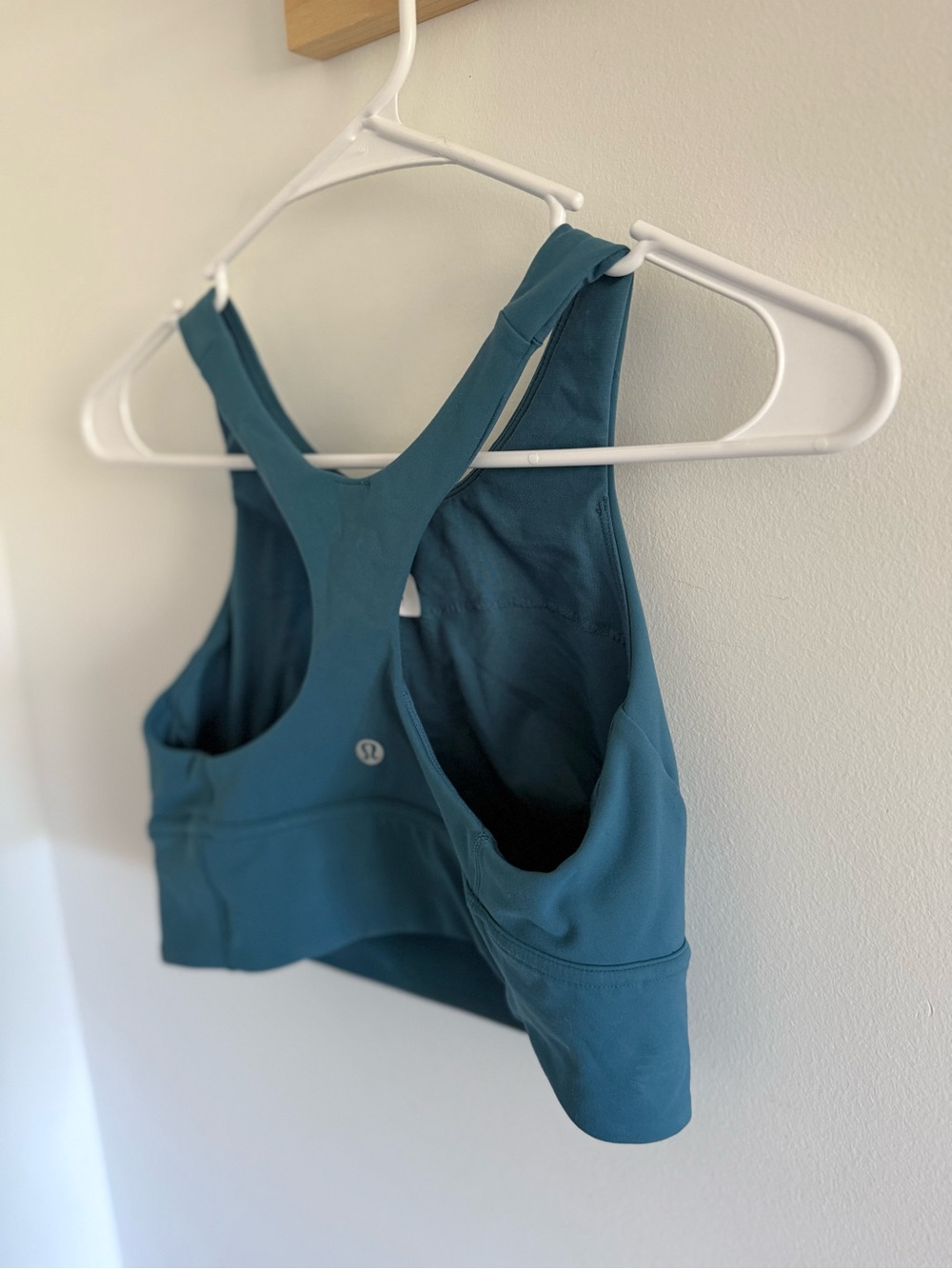Lululemon Wunder Train Longline Bra Medium Support Capture Blue , Size 8 - Picture 4 of 6